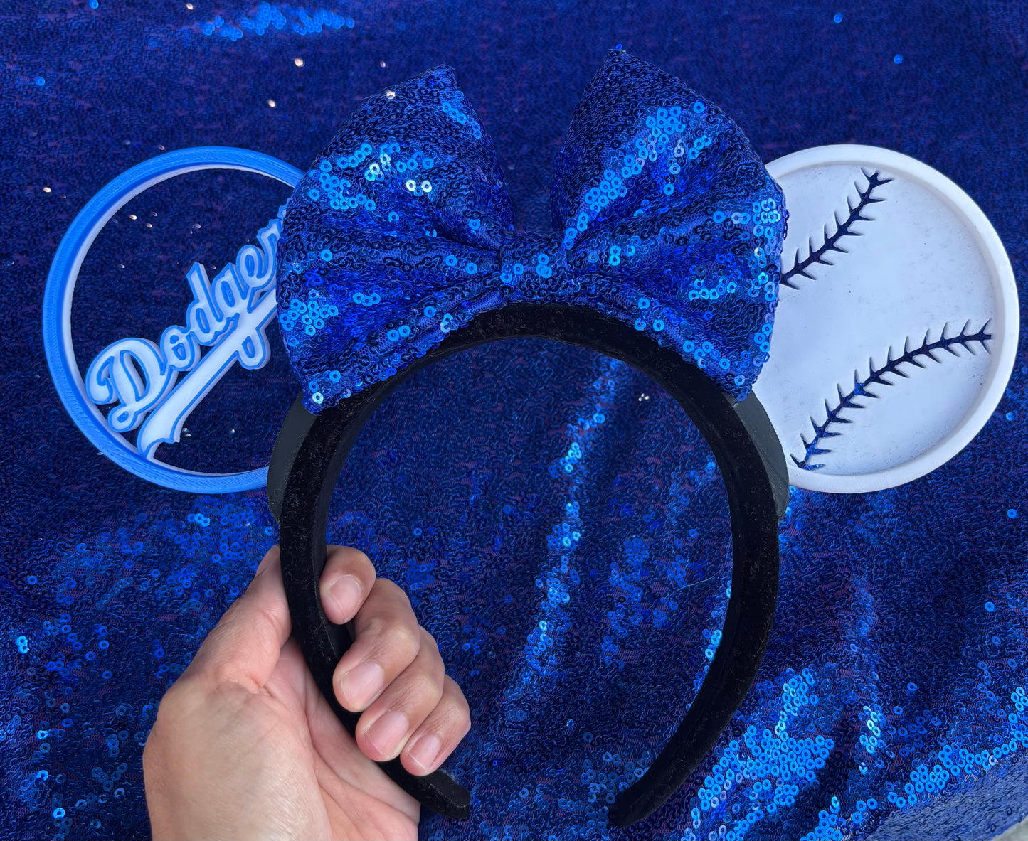 Dodgers baseball Ears